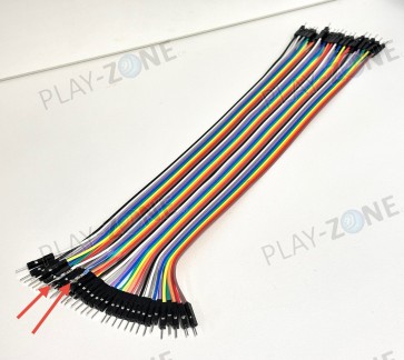 Jumperkabel (30cm) M/M 40 Stk. 