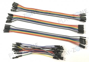 50 Stk. Jumperkabel / Verbindungskabel(10/20cm) - 24AWG