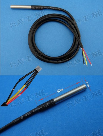 DS18B20 Digitaler Temperatursensor Wasserdicht - 1M