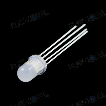RGB LED Diffuse 5mm / 4 Pin / Common Cathode