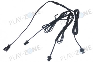 JST-SM 2 Pin Male auf 3 x 2 Pin Female Verteilkabel 120cm