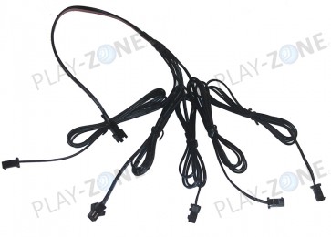 JST-SM 2 Pin Male auf 5 x 2 Pin Female Verteilkabel 120cm