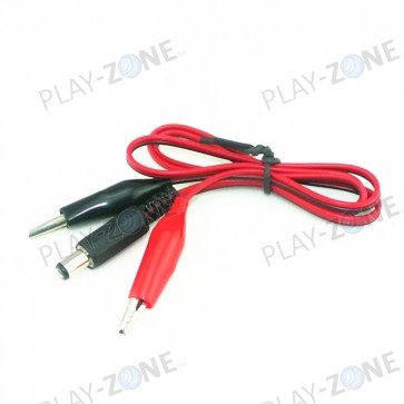 Testkabel Krokodilklemmen zu DC-Stecker 5.5/2.1mm