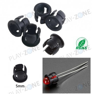 5 Stück Plastik LED-Halter für 5mm LED