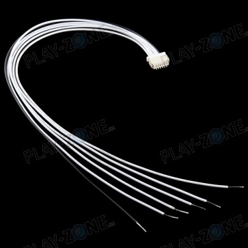 JST SH Jumper 6 Wire Assembly - 8"