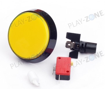 Big Dome Push Button 60mm - Gelb