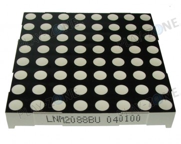 Ultra Bright 8x8 LED-Matrix Rot, 6x6cm