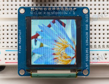 Adafruit OLED Breakout Board - 16-bit Color 1.5" w/microSD holder