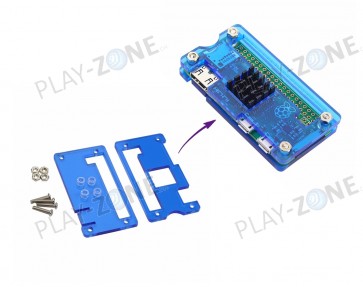 Acryll-Gehäuse für den Raspberry Pi Zero W - Blau