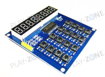 Character Display / Button Modul mit TM1638