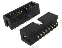 Stiftleiste 2x8 Polig DIN 41651 RM 2.54mm mit Mantel