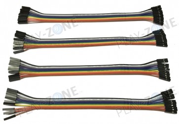 Jumperkabel / Verbindungskabel(20cm) F/F 40 Stk. - 24AWG