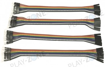 Jumperkabel / Verbindungskabel(20cm)  M/F  40 Stk. - 24AWG
