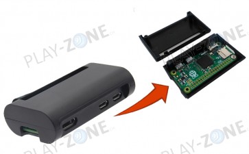 Schwarzes Gehäuse für den Raspberry Pi Zero W