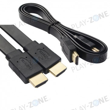 HDMI Flachkabel Kabel nach Spezifikation 1.4 / Full HD / 1.5m