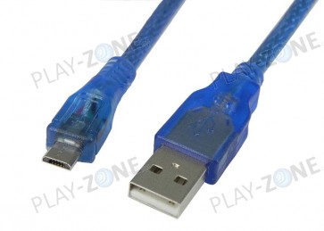 HiSpeed USB Kabel 2.0 A -> Micro 5-Pin 30CM/Blau 