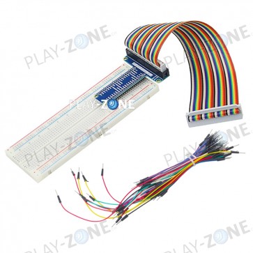 GPIO Expansion Board für alle 40 Pin GPIO Pi inkl. Breadboard