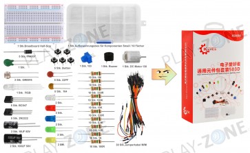 Bauteile Starter Set Advanced für Arduino Projekte mit Box - 185 Teile