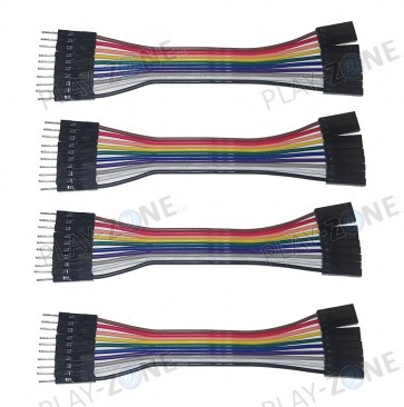 Jumperkabel  40 Stk. M/F  - 10CM - 24AWG