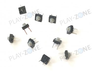 8mm Soft Pushbutton 2-Pin / 10 Stk.