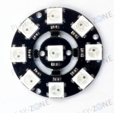 WS2812 Ring mit 8 + 1 Pixel RGB LEDs (NeoPixel)