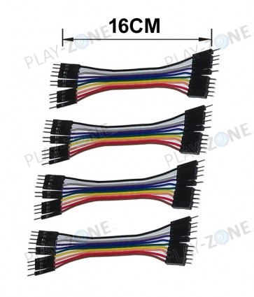 Jumperkabel 40 Stk. M/M - 15CM - 24AWG