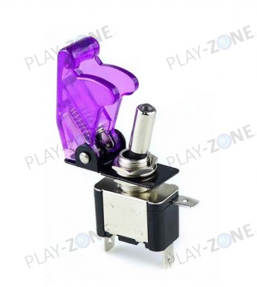 Raketen Schalter beleuchtet, Violett Transparent