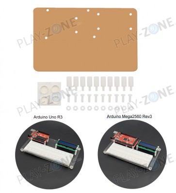 Keyes Acryl mounting plate for breadboard and Arduino UNO / Mega