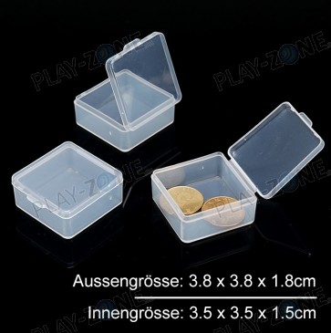 Kleine Aufbewahrungsbox 3.8 x 3.8 x 1.8cm