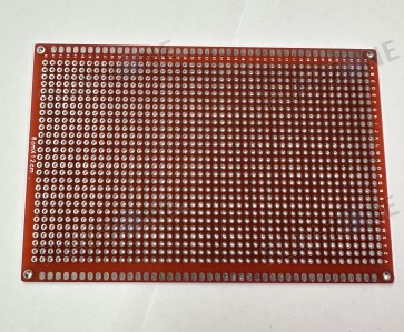 Experimentierplatine 8cm x 12cm x 1.6mm - Rot