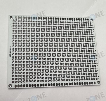 Experimentierplatine 7cm x 9cm x 1.6mm - Weiss