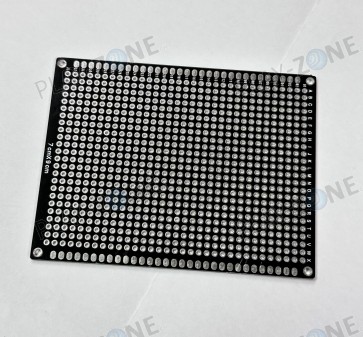 Experimentierplatine 7cm x 9cm x 1.6mm - Schwarz