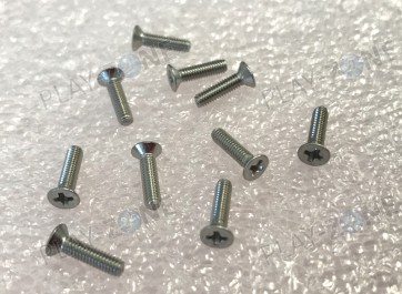 10 Stk. Schraube / Philipps-Kreuzschlitz / M2.5 x 10mm