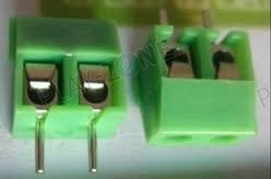 Printklemme mit Schraubanschluss, 5mm / 2Pin / Grün