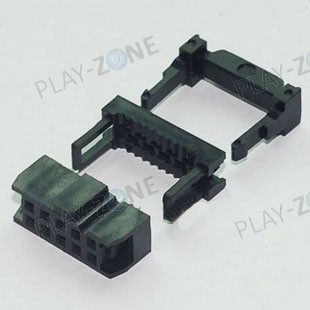 Federleiste 2x05 Pin 2.54mm DIN 41651