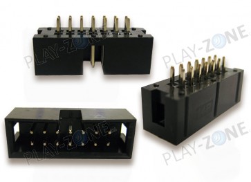 Stiftleiste 2x7 Polig DIN 41651 RM 2.54mm