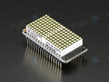 Adafruit 0.8" (2cm) 8x16 LED Matrix FeatherWing Kit - Weiss