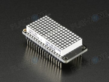 Adafruit 0.8" (2cm) 8x16 LED Matrix FeatherWing Kit - Gelb-Grün
