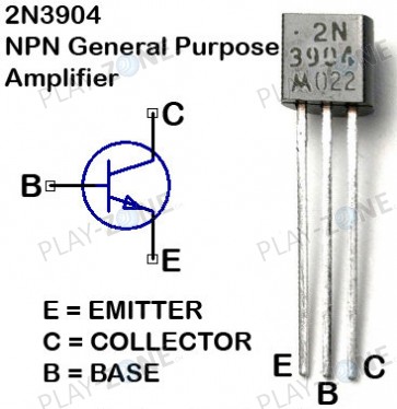 10 Stk. 2N3904 NPN Bipolar Transistor