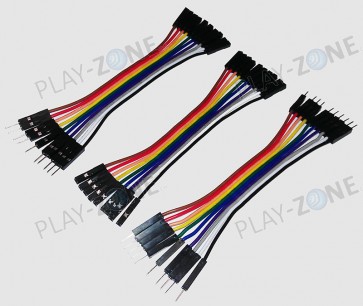 Jumperkabel / Verbindungskabel (10cm) 30 Stk. - 24AWG