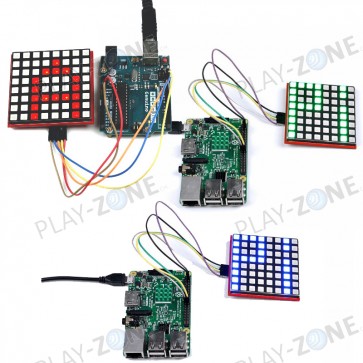 52Pi 8x8 RGB-Matrix mit 4 x 74HC595 - für Raspberry Pi und Arduino