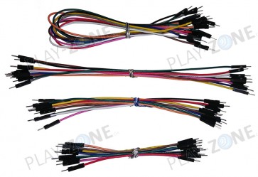 Jumperkabel 40 Stk. (10-30cm) M/M - 22AWG