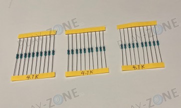 Metallfilm-Widerstände 4.7k Ohm, 30 Stk.