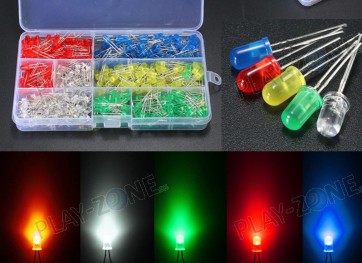 LED Sortiment mit 500 5mm LEDs OEM mit Box