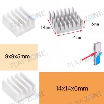 Aluminium Raspberry Pi Cooler / Heatsink Kit