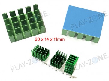 Raspberry Pi Cooler / Heatsink Extragross - Grün
