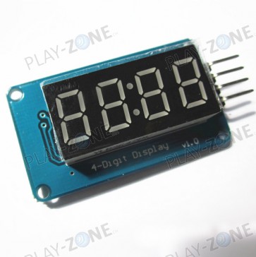 4-Zeichen Segment-Display (Rot) mit TM1637 Treiber IC