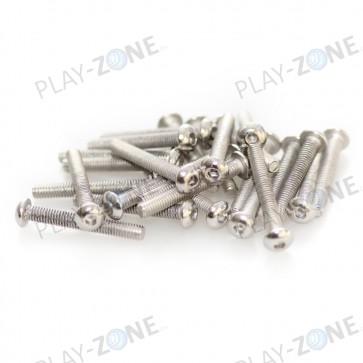 Makeblock Socket Cap Screw M4x30-Button Head (25-Pack)