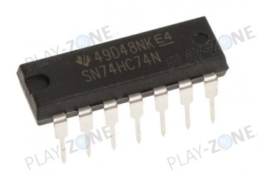 SN74HC74N Dual D-Flip-Flop / DIP