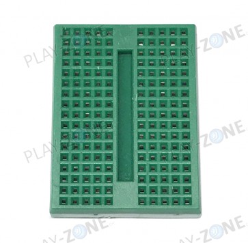 Lochraster-Steckplatine / Breadboard-170 / Grün